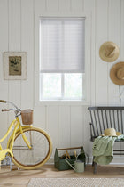 LEVOLOR Trim+Go 1-in Slat Width 29-in x 72-in Cordless White Vinyl Room Darkening Mini-blinds