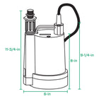 Zoeller 1/3-HP 115 -Volt 35-Gallon Thermoplastic Submersible utility pump