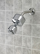 Sprite Slim-line Chrome Chlorgon Shower Head Filter Attachment 6-Months -Filter Life