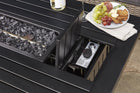 allen + roth 48-in W 40000 Maximum BTUs Steel Rectangle Liquid propane Fire pit table