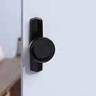 WRIGHT PRODUCTS Universal Gloss Black Lockable Screen/Storm door Replacement Handleset