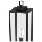 Quoizel Breitling 21.5-in Matte black Modern/contemporary Outdoor Light post lantern