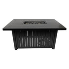 allen + roth 48-in W 40000 Maximum BTUs Steel Rectangle Liquid propane Fire pit table