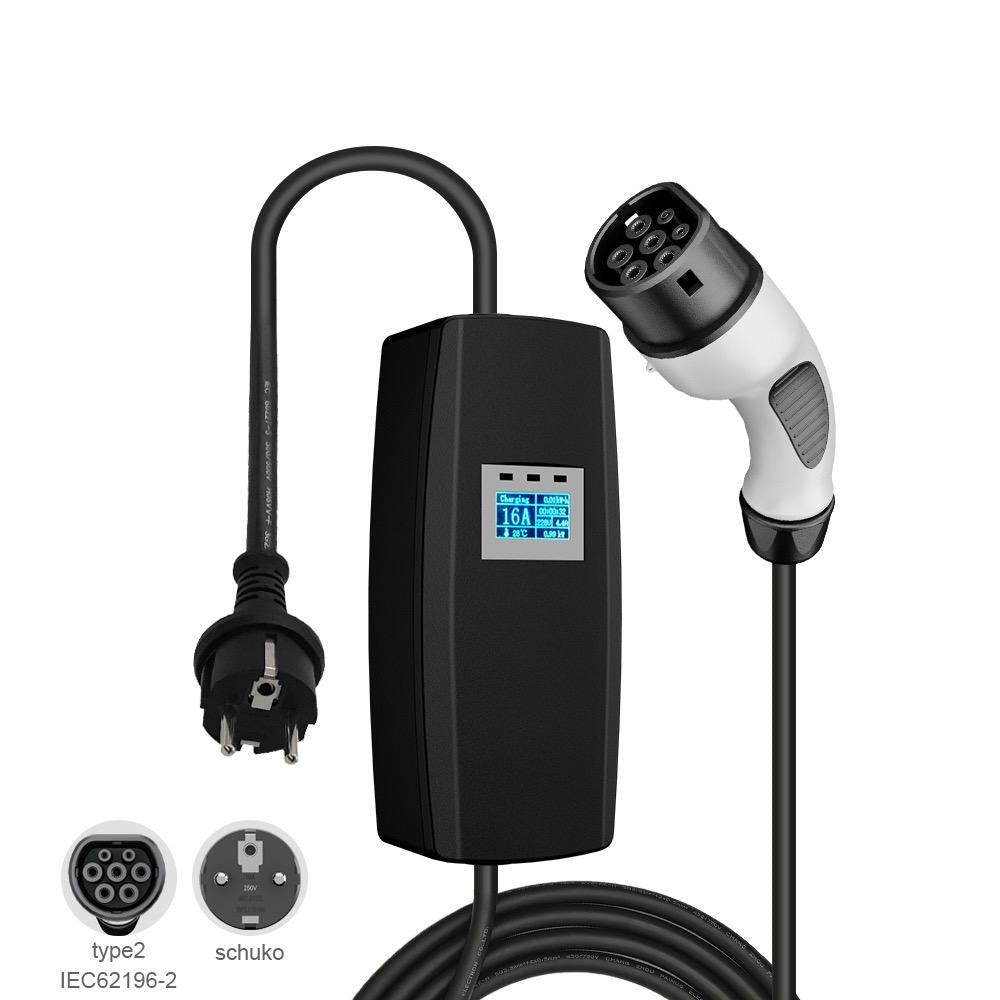 G1-KHONS-PE-16A 3.3kW Portable EV Charger