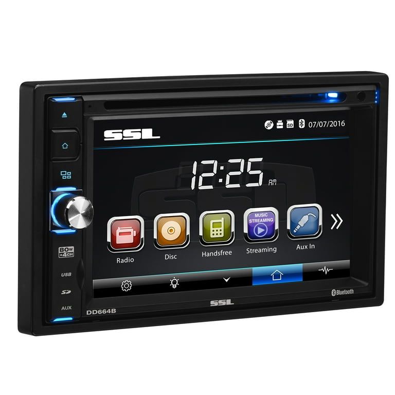 Sound Storm Laboratories DD664B 6.2‚Äù Touchscreen Bluetooth DVD USB SD Car Stereo