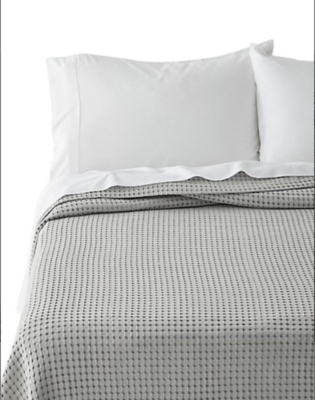 GlucksteinHome Matelass√© Cotton Coverlet King