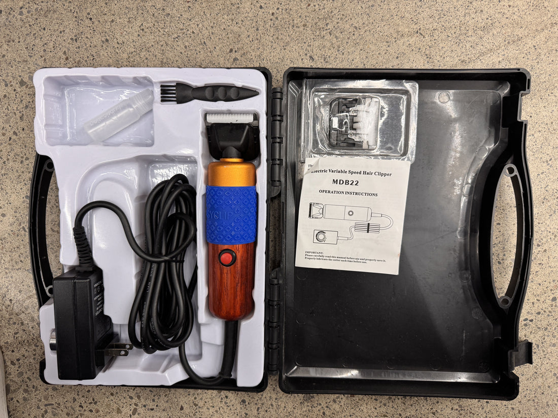 MDB22 200W Pet Trimmer Pet Clippers Hair Clipper w/ Stepless Speed Regulation