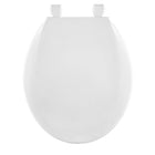 Centoco 1200-001 Round Plastic Toilet Seat, Standard Economy Model, Light Weight Residential, White