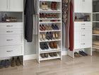 ClosetMaid BrightWood 2 -Pack White Wood Shoe Storage 23.74-in x 2.11-in