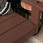 allen + roth by POLYWOOD Oakport 2 -person Mahogany Outdoor Swing