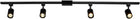 Globe Electric 59740 Tribeca 4-Light 56\ Track Lighting Kit, Matte White
