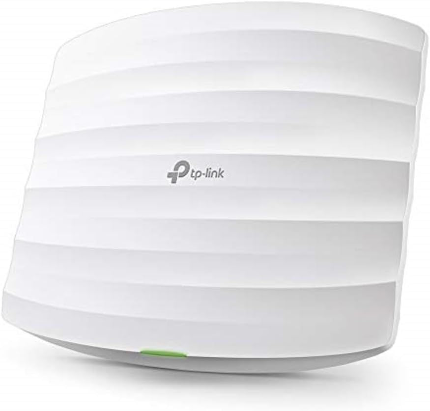 TP-Link Omada AC1350 Gigabit Ceiling Mount Wireless Access Point, 2x2 MU-MIMO, Seamless Roaming & Beamforming, PoE Powered w/PoE Injector Included, Centralized Cloud Access & Free Omada app (EAP225)
