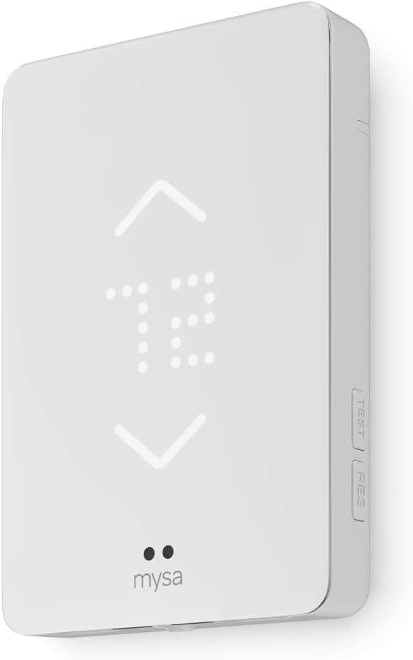 Mysa Smart Thermostat for Electric in-Floor Heating 240V | Class A GFCI | Remote Control with 100% Free APP | No Subscription | Easy Install | HomeKit, Alexa, Google Home | Wi-Fi Programmable