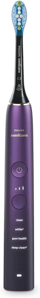 Philips Sonicare Diamondclean 9000 Special Edition Rechargeable Toothbrush, Black/purple Hx9911/91