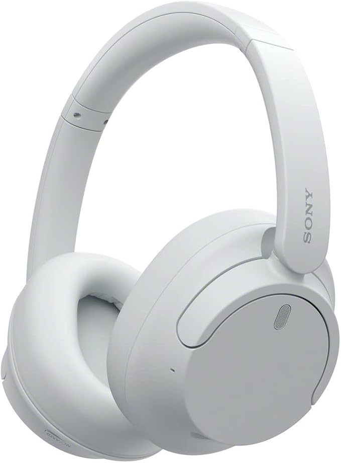 Sony WH-CH720N Noise Cancelling Wireless Headphones Bluetooth Over The Ear Headset with Microphone and Alexa Voice Control, White
