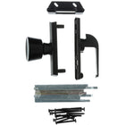WRIGHT PRODUCTS Universal Gloss Black Lockable Screen/Storm door Replacement Handleset