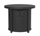 Style Selections 30-in W 50000 Maximum BTUs Steel Round Liquid propane Fire pit table