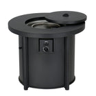 Style Selections 30-in W 50000 Maximum BTUs Steel Round Liquid propane Fire pit table