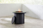 Style Selections 30-in W 50000 Maximum BTUs Steel Round Liquid propane Fire pit table