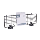 Style Selections Black Steel Bathtub Caddy 6.17-in x 5.512-in x 3.35-in