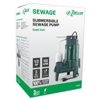 Zoeller 1/2-HP 115 -Volt 103-Gallon Cast iron Sewage sump pump