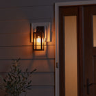 Quoizel Breitling 1 -Light 13.5-in H Matte Black Hardwired Outdoor Wall Light