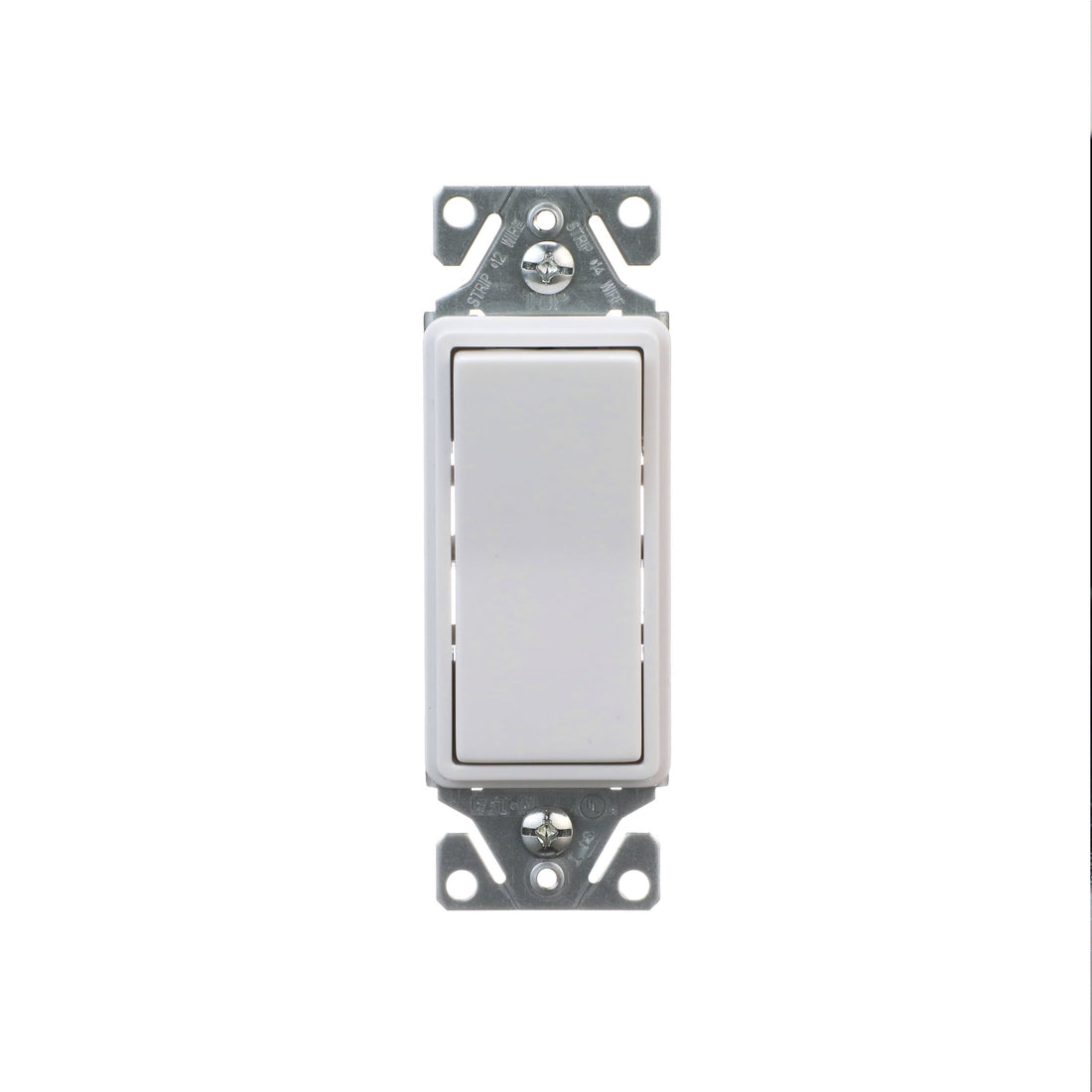 Eaton 15-amp Single-pole Illuminated Rocker Light Switch , White