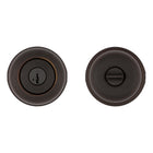 Kwikset Signature Series Juno Venetian Bronze Exterior Keyed Entry Door Knob ft. SmartKey Security