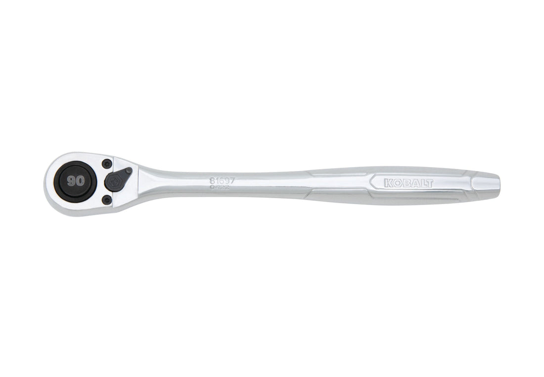 Kobalt 90 -Tooth 3/8-in Drive Full polish Handle Ratchet