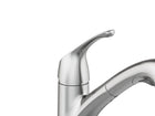 Project Source EVERFIELD Stainless Steel Single Handle Deck-mount Pull-out Kitchen Faucet with Sprayer (Includes Deck Plate)
