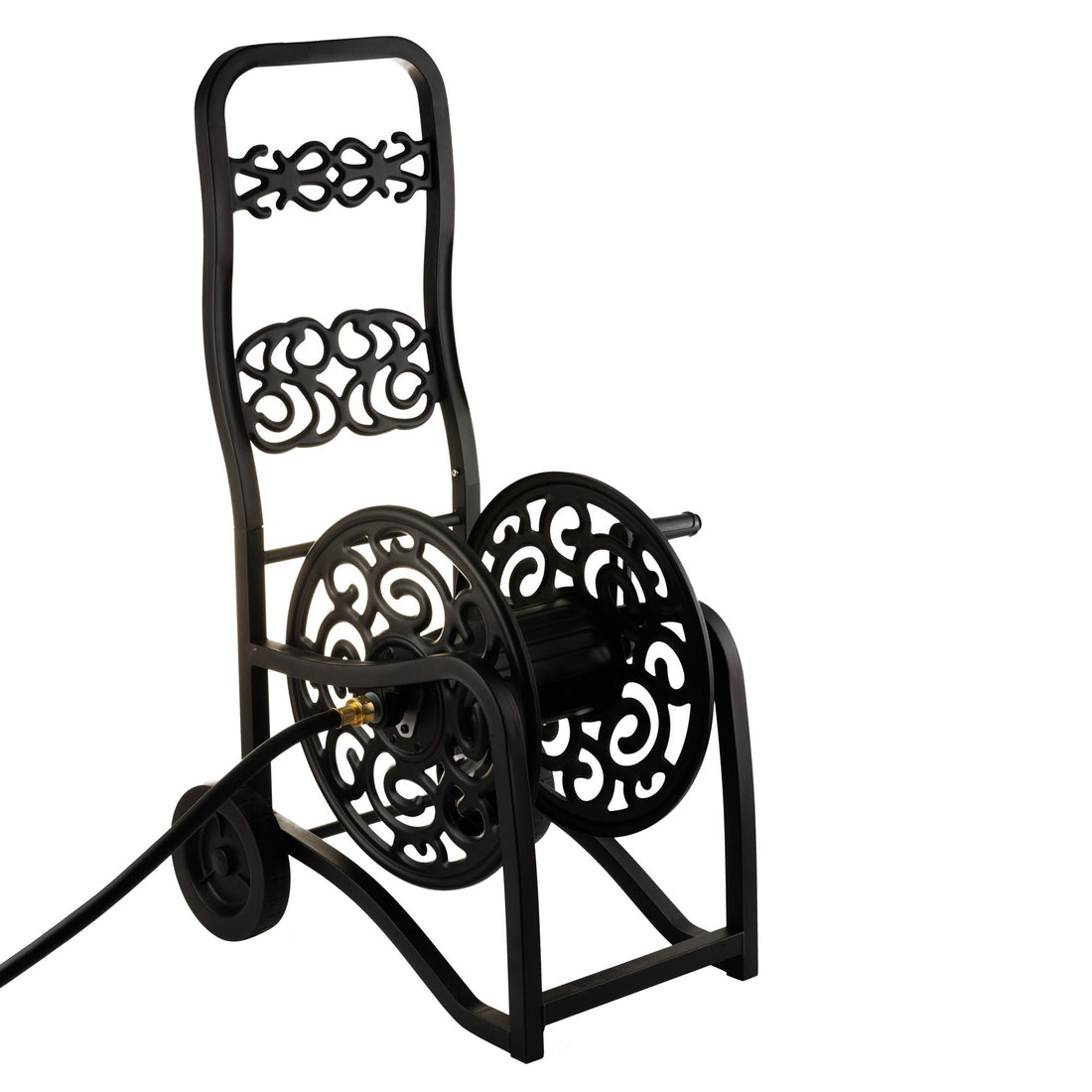 Style Selections Steel 200-ft Cart Hose Reel