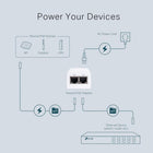 TP-Link PoE Injector | PoE Adapter 24V DC Passive PoE | Gigabit Ports | Up to 100 Meters(325 feet) | Wall Mountable Design (TL-PoE2412G)