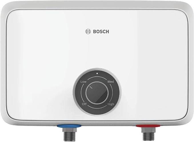Bosch Thermotechnology Tronic 4000 Electric Tankless Water Heater, 8.5 kW, 13 x 8.5 x 4.5, White
