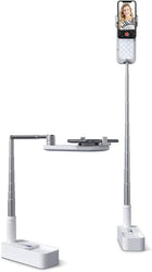 Viozon Extendable Selfie Stand 360° Rotatable Mobile Phone Holder Rechargeable Wireless Foldable LED Light with 7 Brightness for Live Streaming / YouTube/Tikto/Video Recording