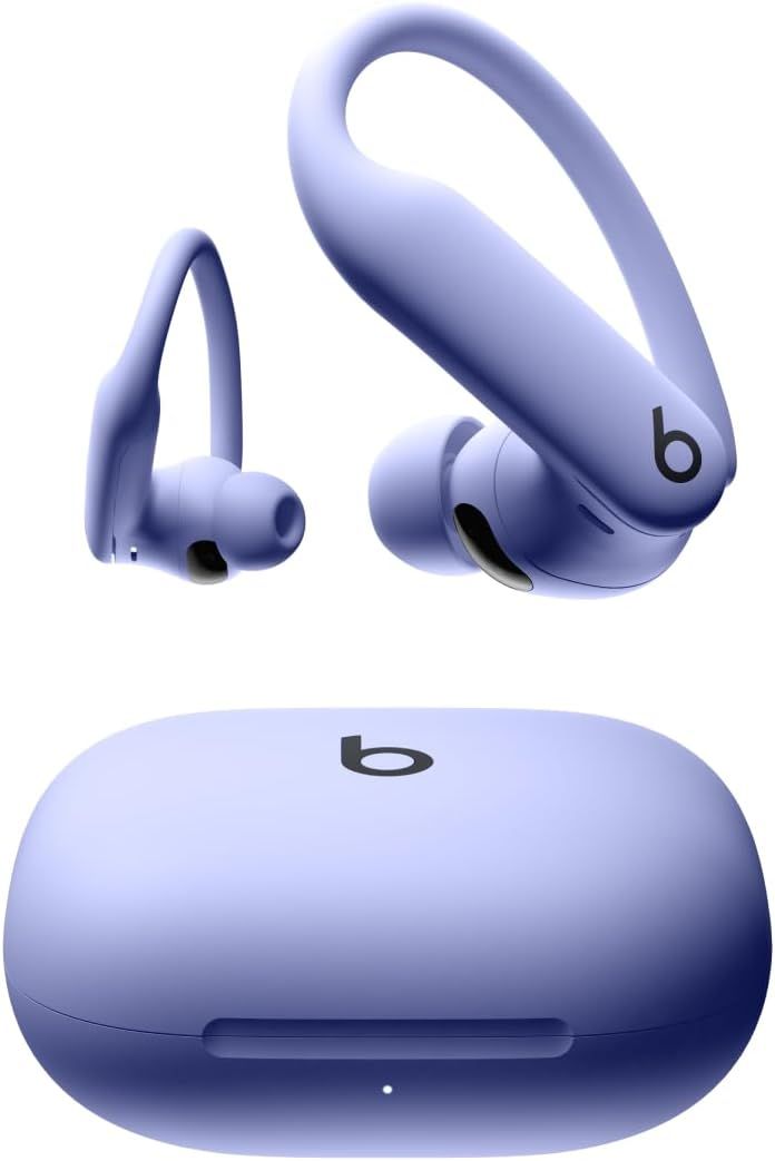 Beats Powerbeats Pro 2 Wireless Bluetooth Earbuds - Noise Cancelling, Heart Rate Monitor, IPX4, Up to 45H Battery & Charging Case, Works with Apple & Android - Hyper Purple