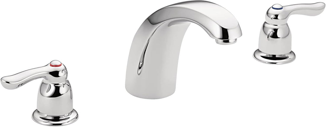Moen T994 Chateau Two-Handle Low Arc Roman Tub Faucet Without Valve (Chrome)