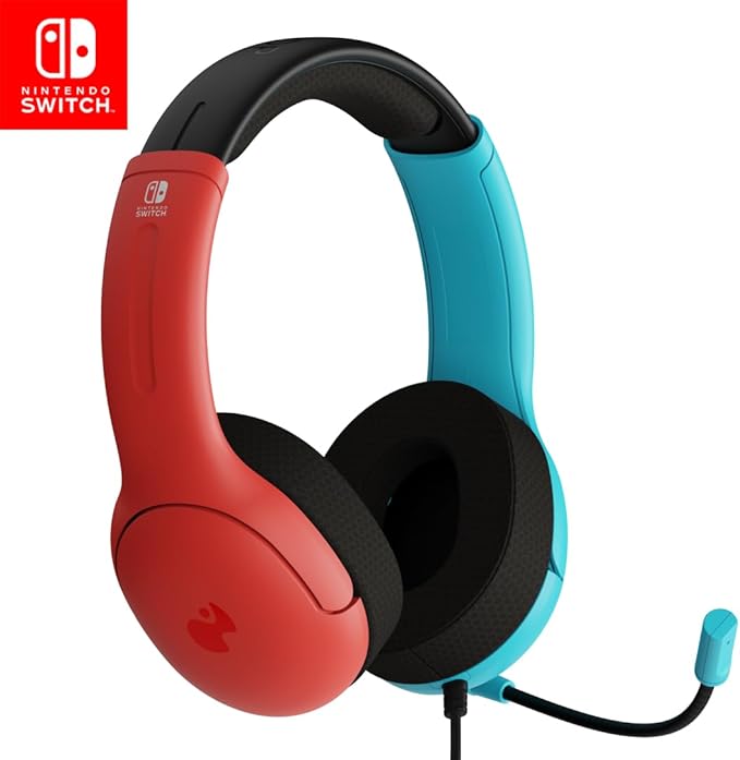 PDP AIRLITE Wired Headset: Neon Pop for Nintendo Switch, Nintendo Switch - OLED Model