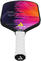 JOOLA Ben Johns Hyperion Pickleball Paddle - Select Raw Carbon Surface or Carbon Abrasion Surface for Increased Power and Spin - Elongated Grip Handle - Carbon Fiber Pickleball Paddle - USAP Approved - Red