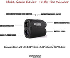Gogogo Sport Vpro GS03 Golf Rangefinder with Slope 1000 Yards Laser Range Finder with Flag Lock, Vibration, Angle, Scan