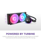 NZXT Kraken Elite 280 RGB 2024 - AIO CPU Liquid Cooler - 280mm Radiator - F280 RGB Core Fan - Customizable 2.72 IPS LCD - NZXT Turbine Pump - AMD® AM5, AM4 - Intel® LGA 1851/1700, 1200/115X - Black