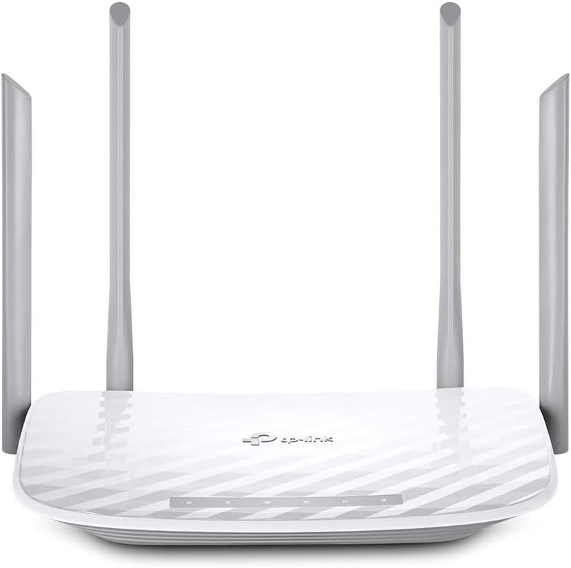 TP-Link AC1200 WiFi Router (Archer C50) - Dual Band Wireless Internet Router, 4 x 10/100 Mbps Fast Ethernet Ports, Supports Guest WiFi, Access Point Mode, IPv6 and Parental Controls