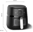 Philips 2000 Series Airfryer, RapidAir Technology, 13-in-1 Ways to Cook, 4.2L Capacity, Healthier Meals Up to 90% Less Fat, Easy to Clean, Dishwasher Safe, Touchscreen Control, HomeID App (NA221/00)