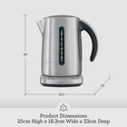 Breville the the IQ Kettle, Electric Kettle, Tea Kettle, BKE820XL, Brushed Stainless Steel