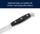 HENCKELS Premium Quality 15-Piece Knife Set with Block, Razor-Sharp, German Engineered Knife Informed by Over 100 Years of Masterful Knife Making, Lightweight and Strong, Dishwasher Safe