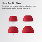 Beats Solo Buds - Wireless Bluetooth Earbuds | 18 Hours of Battery Life | Apple & Android Compatibility | Built-in Microphone - Transparent Red