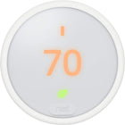 Google Nest Thermostat E - Programmable Smart Thermostat for Home T4000ES - 3rd Generation Nest Thermostat (Frosted White)- Compatible with Alexa Bundle with Nest Temperature Sensor