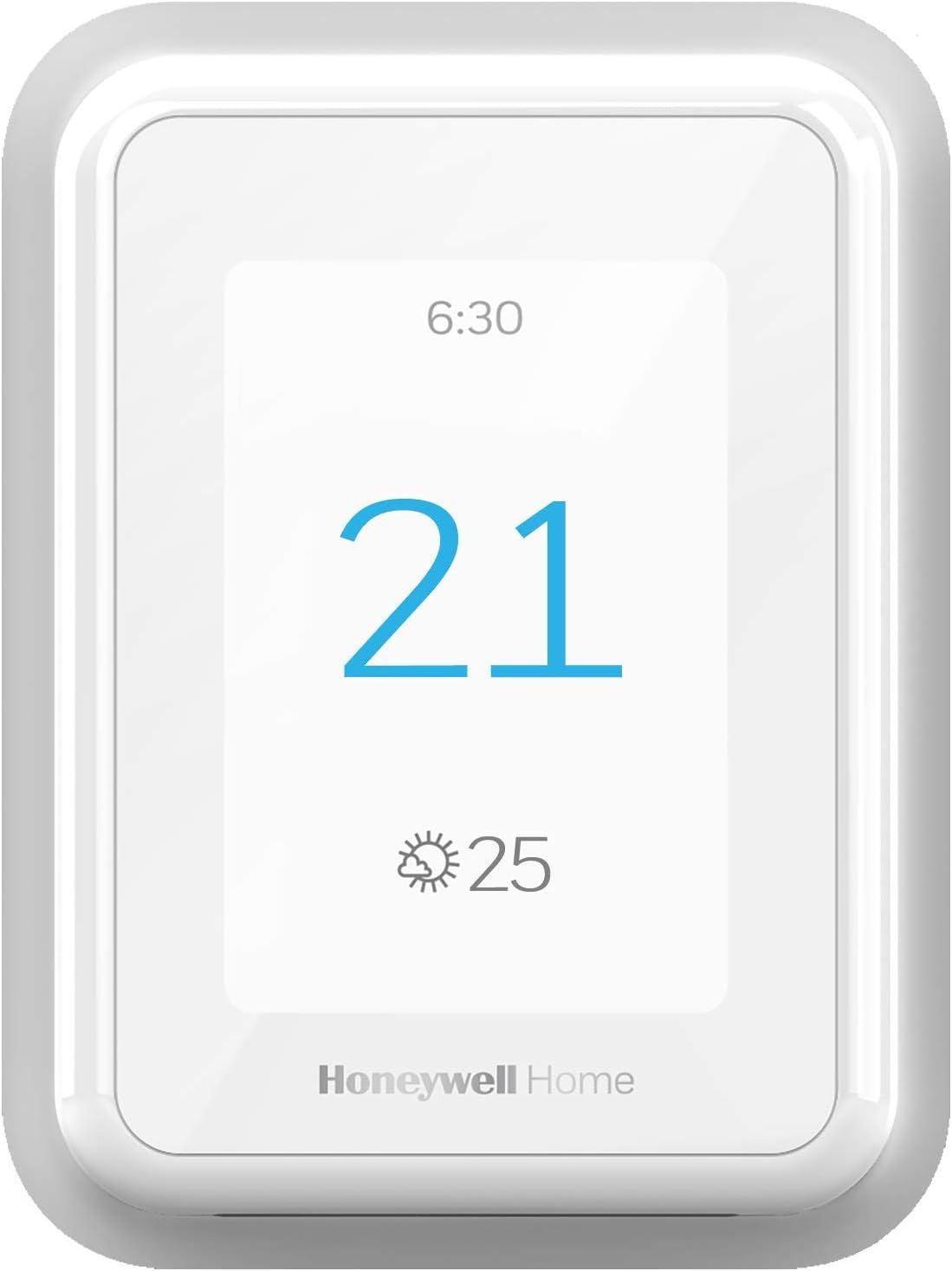 Honeywell Home T9 Wi-Fi Smart Thermostat RCHT9510WF, Smart Room Sensor Ready, Touchscreen Display, Alexa and Google Assist, C-Wire Required
