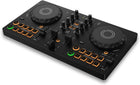 AlphaTheta DDJ-FLX2 Compact 2-Channel DJ Controller, Smart Fader, USB-C | Easy first mixes, Smart Fader, streaming via rekordbox and djay, phone/tablet/laptop setup, USB-C portable