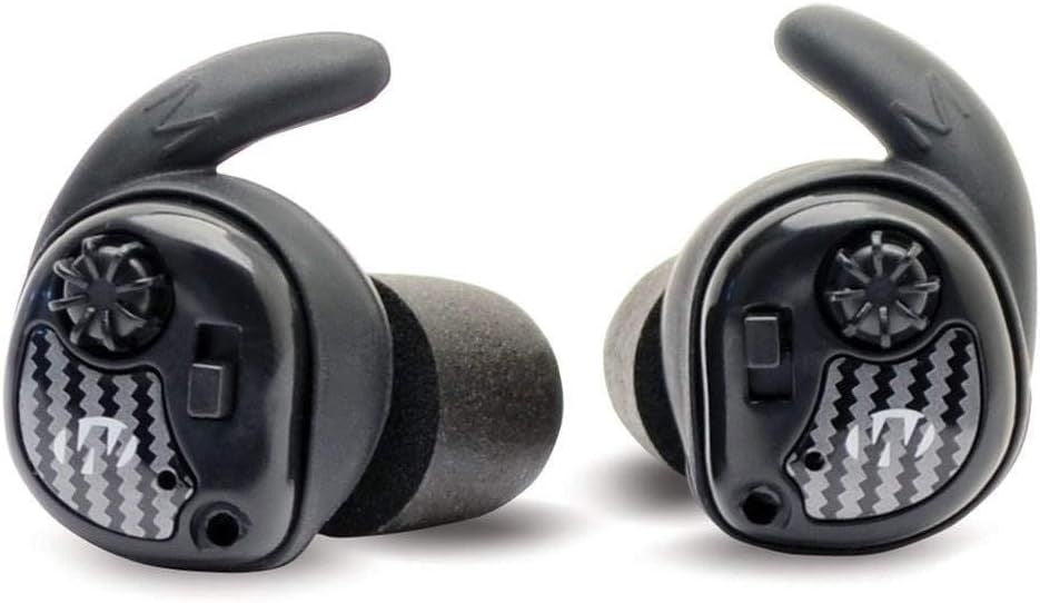Walker\'s Silencer Wireless NRR25dB Electronic Sound Suppression Hearing Protection Earbuds for Shooting