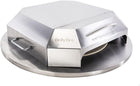 only fire Universal Stainless Steel Pizza Oven Kit for Most 22” Charcoal Kettle Grill
